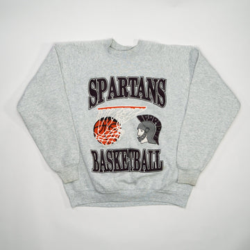 Vintage 90s Spartans Basketball Crewneck (L) | Rebalance Vintage.