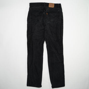 Vintage 70s Washed Black Levi Jeans (34 x 32) | Rebalance Vintage.