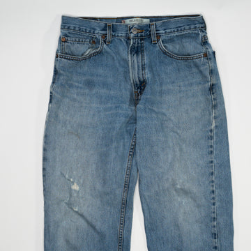 Vintage Blue Levi 550 w/ Rips (33 x 32) | Rebalance Vintage.