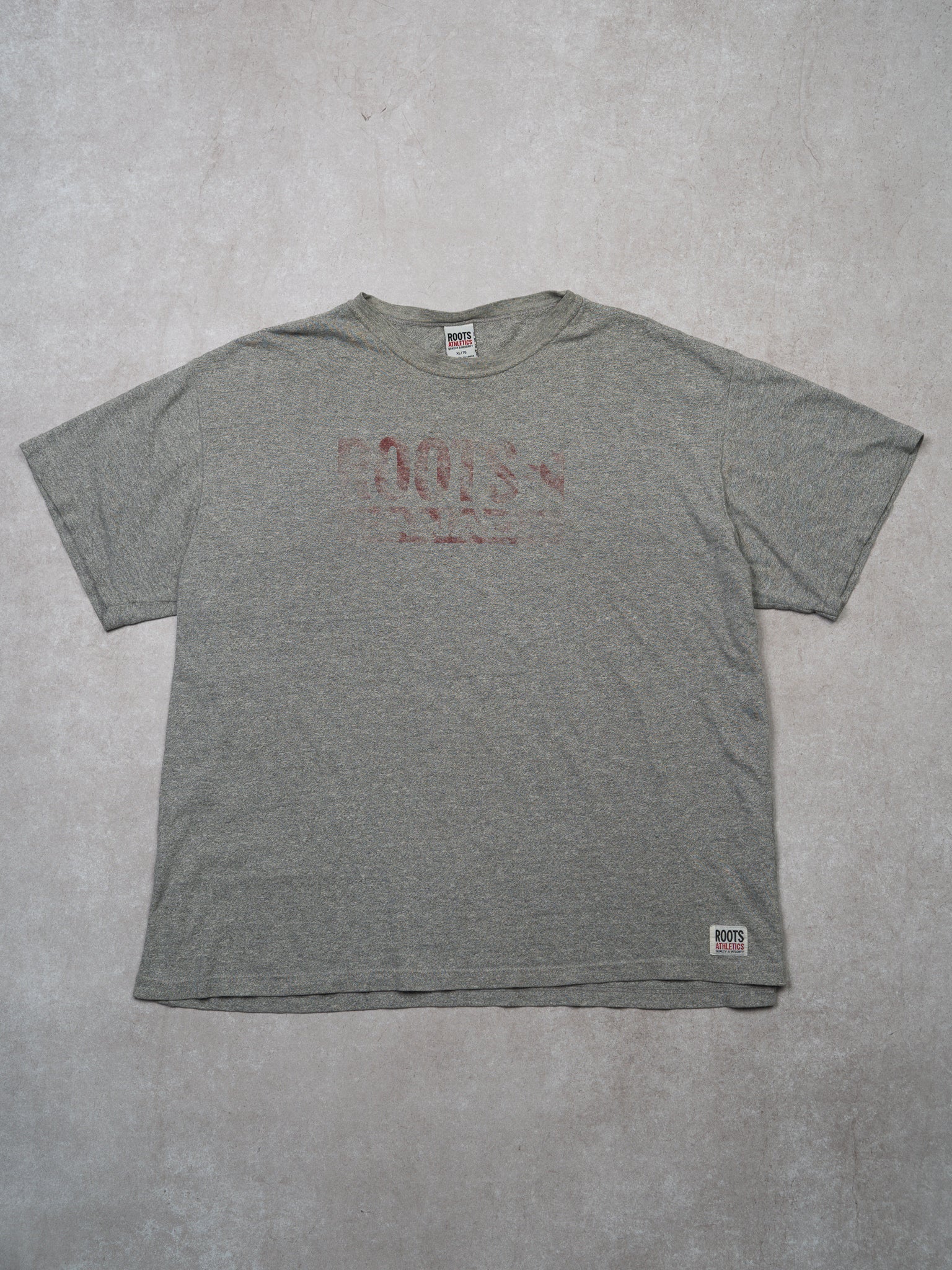 Vintage 90s Grey Faded Roots Tee (L)