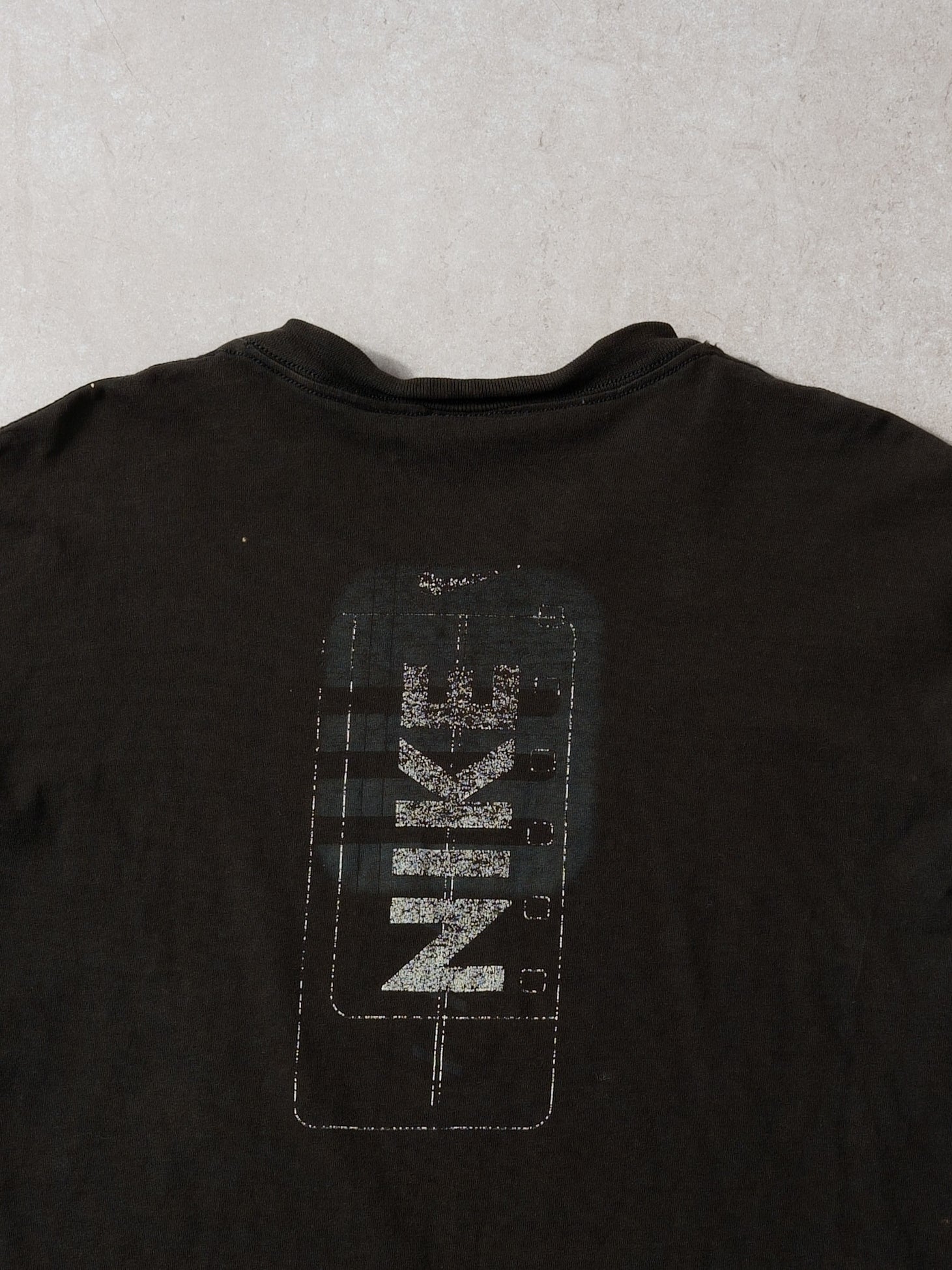Vintage 90s Washed Black Nike Bogo Tee (M)