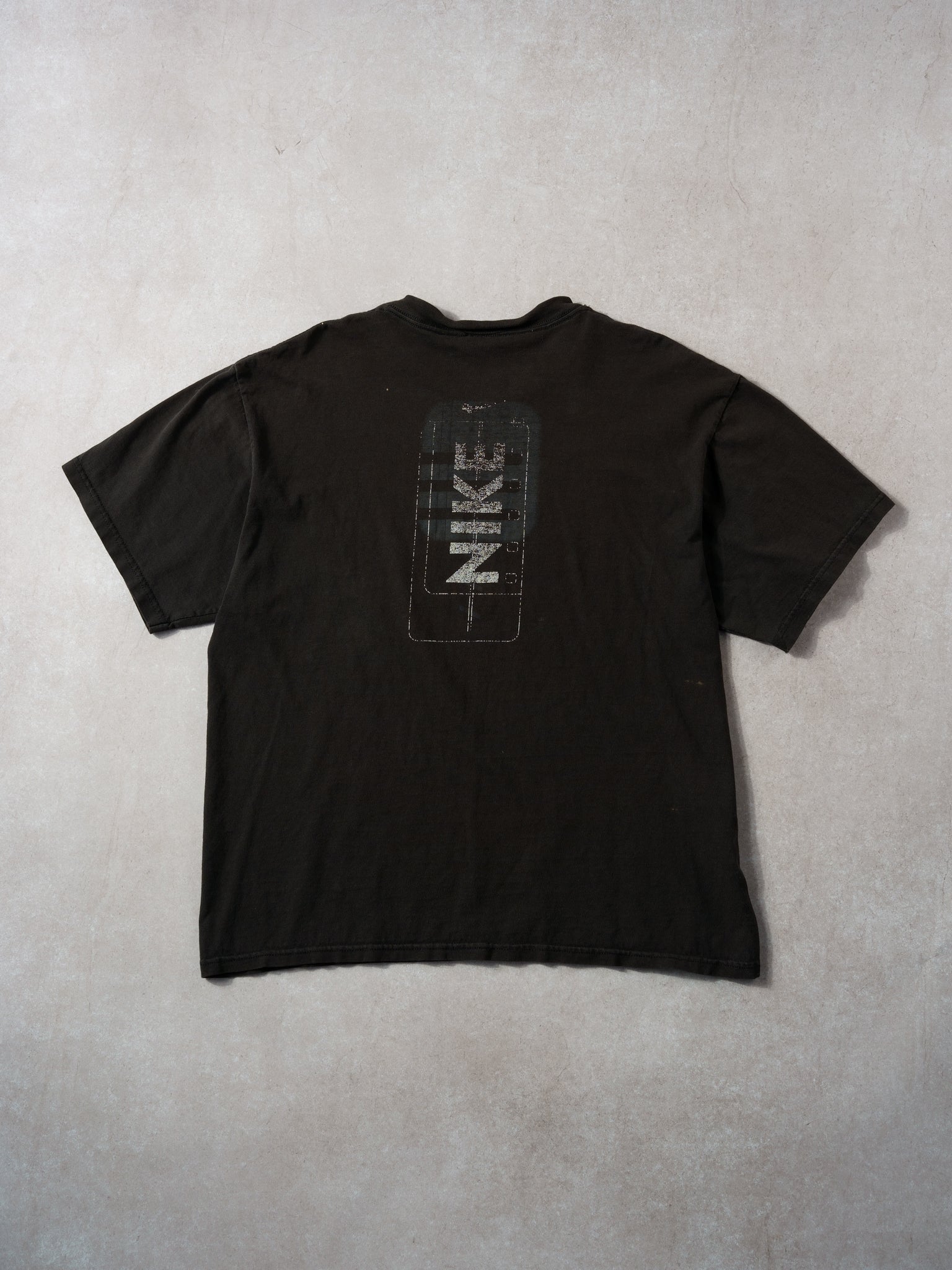 Vintage 90s Washed Black Nike Bogo Tee (M)