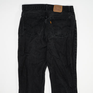 Vintage 70s Washed Black Levi Jeans (34 x 32) | Rebalance Vintage.