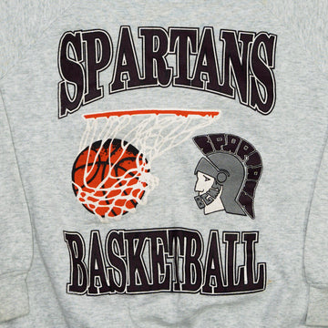 Vintage 90s Spartans Basketball Crewneck (L) | Rebalance Vintage.