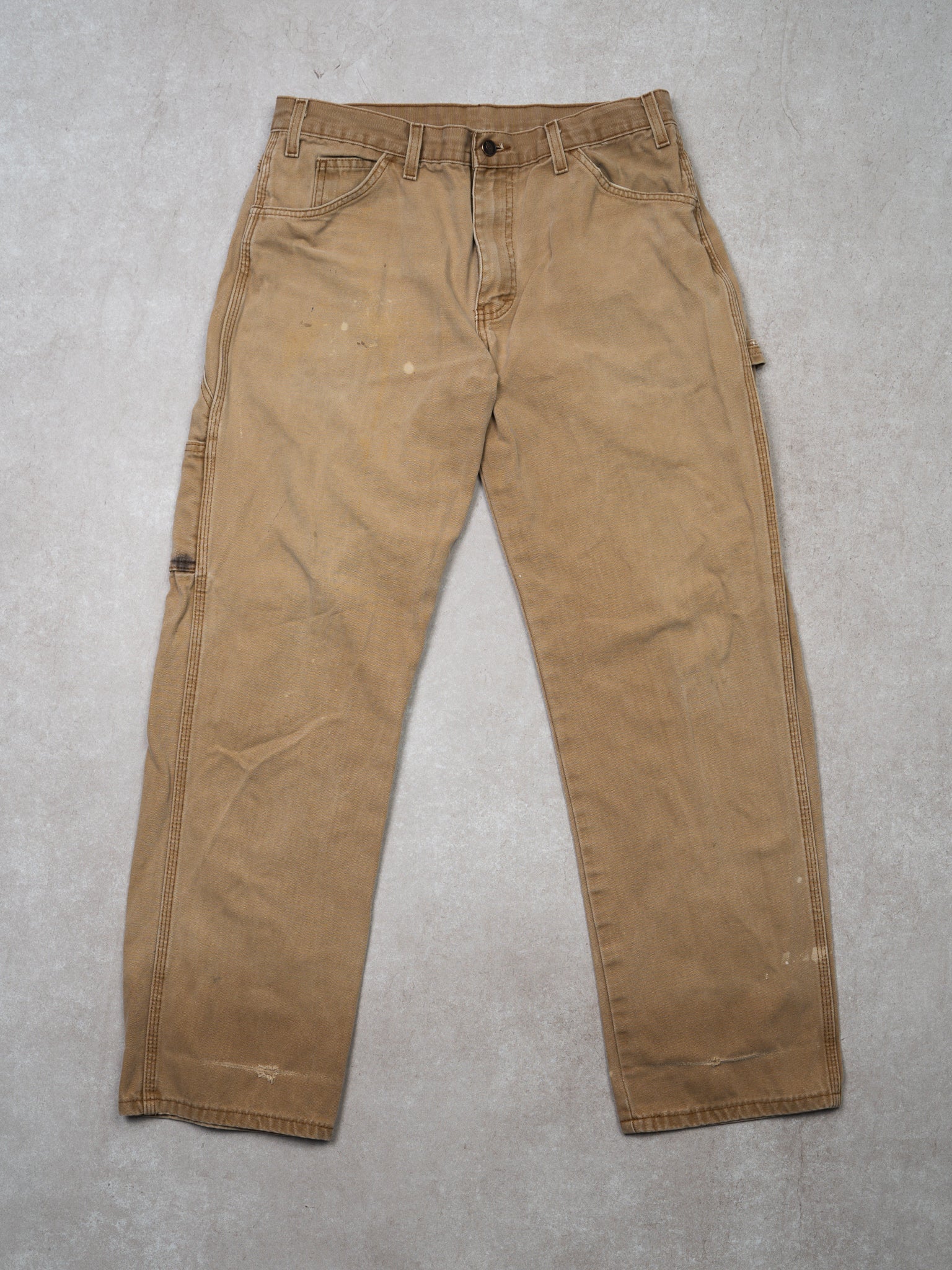 Vintage Rugged Beige Dickies Cargo Pants (34 x 32)