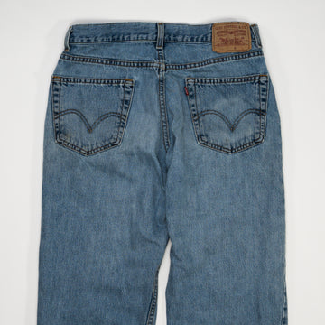 Vintage Blue Levi 550 w/ Rips (33 x 32) | Rebalance Vintage.