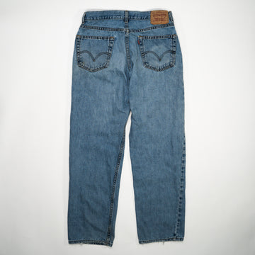 Vintage Blue Levi 550 w/ Rips (33 x 32) | Rebalance Vintage.