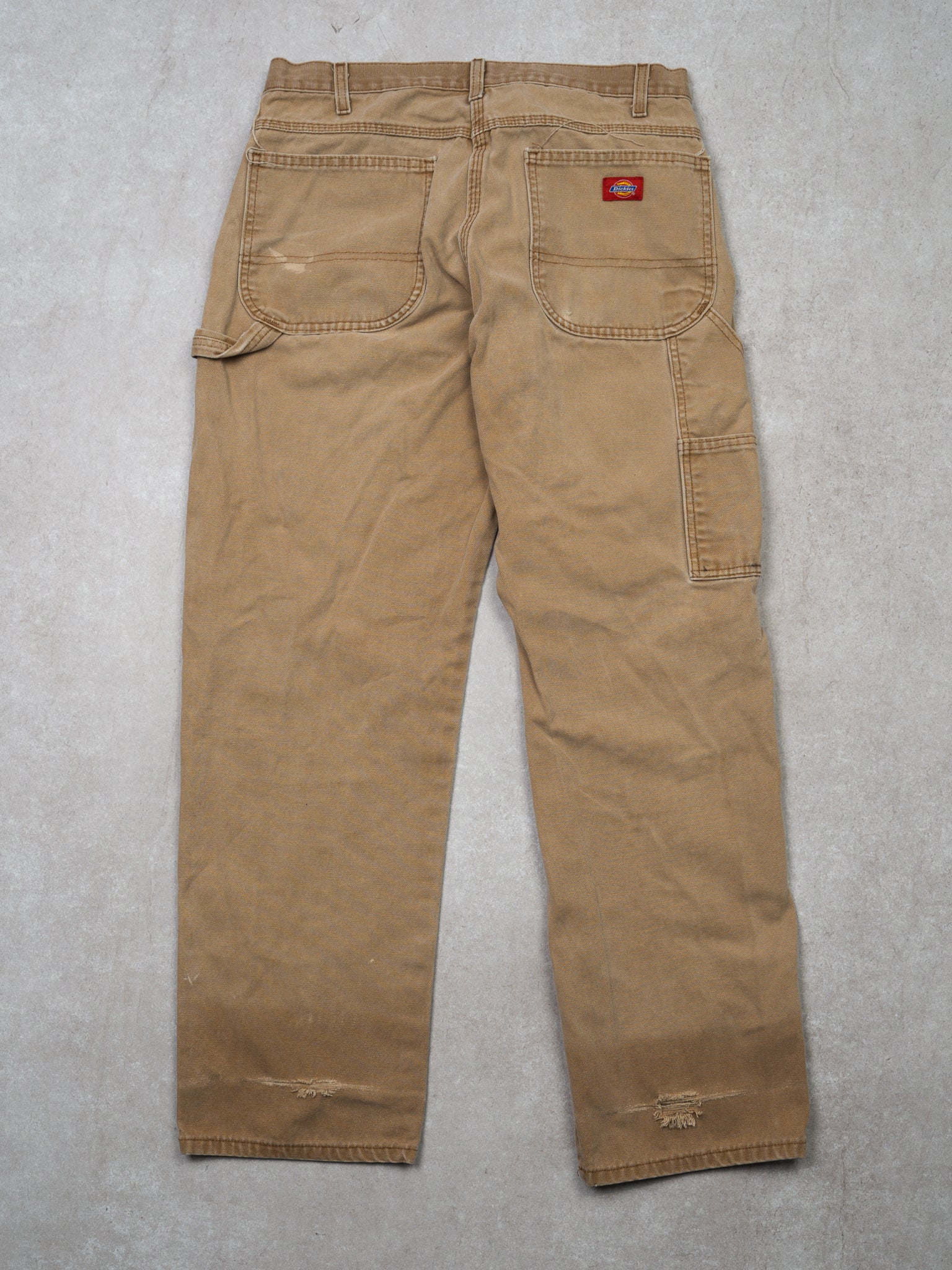Vintage Rugged Beige Dickies Cargo Pants (34 x 32)