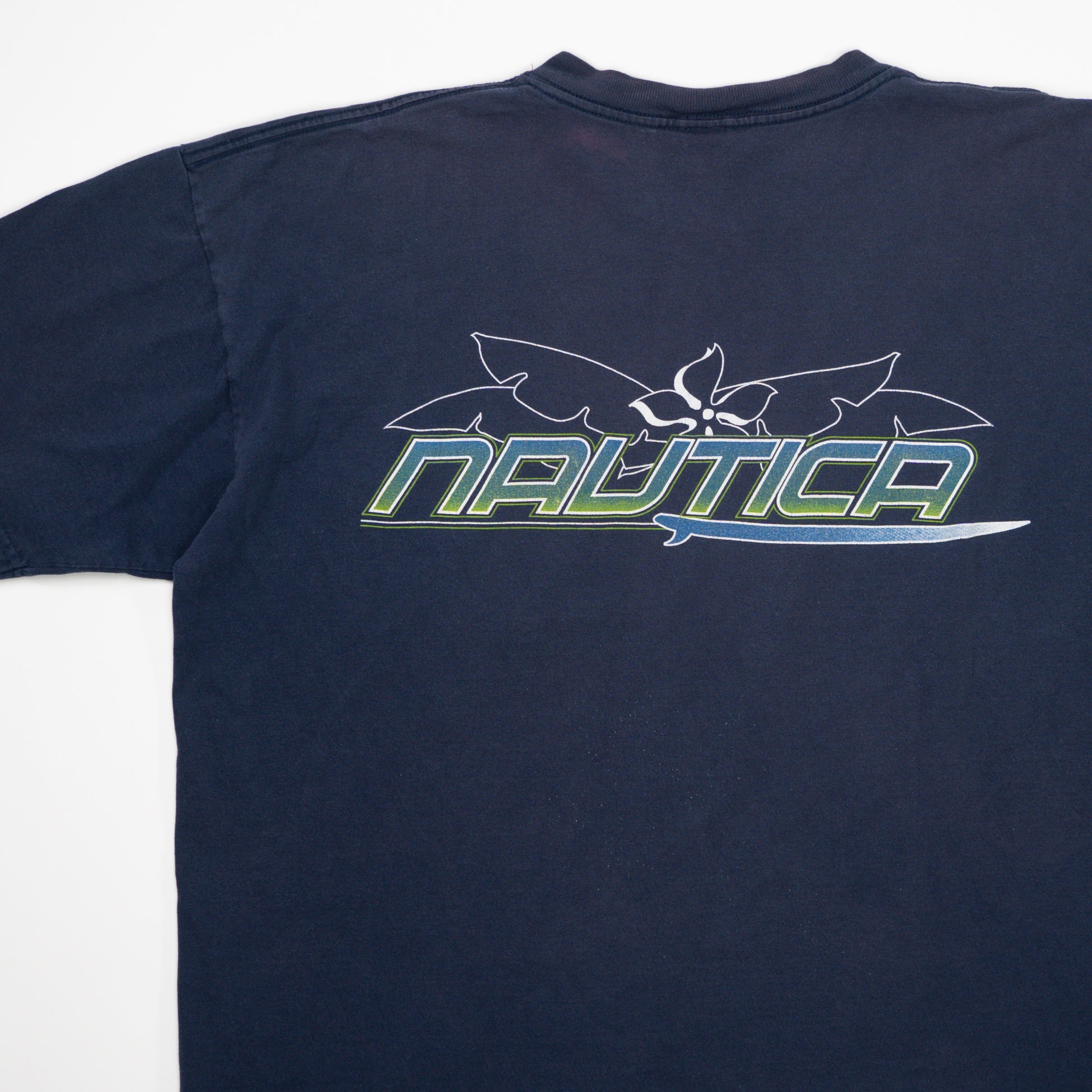 Vintage Blue Nautica Pocket Tee (L/XL)