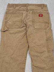 Vintage Rugged Beige Dickies Cargo Pants (34 x 32)