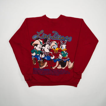 Vintage Disney Line Dance Crewneck (M) | Rebalance Vintage.