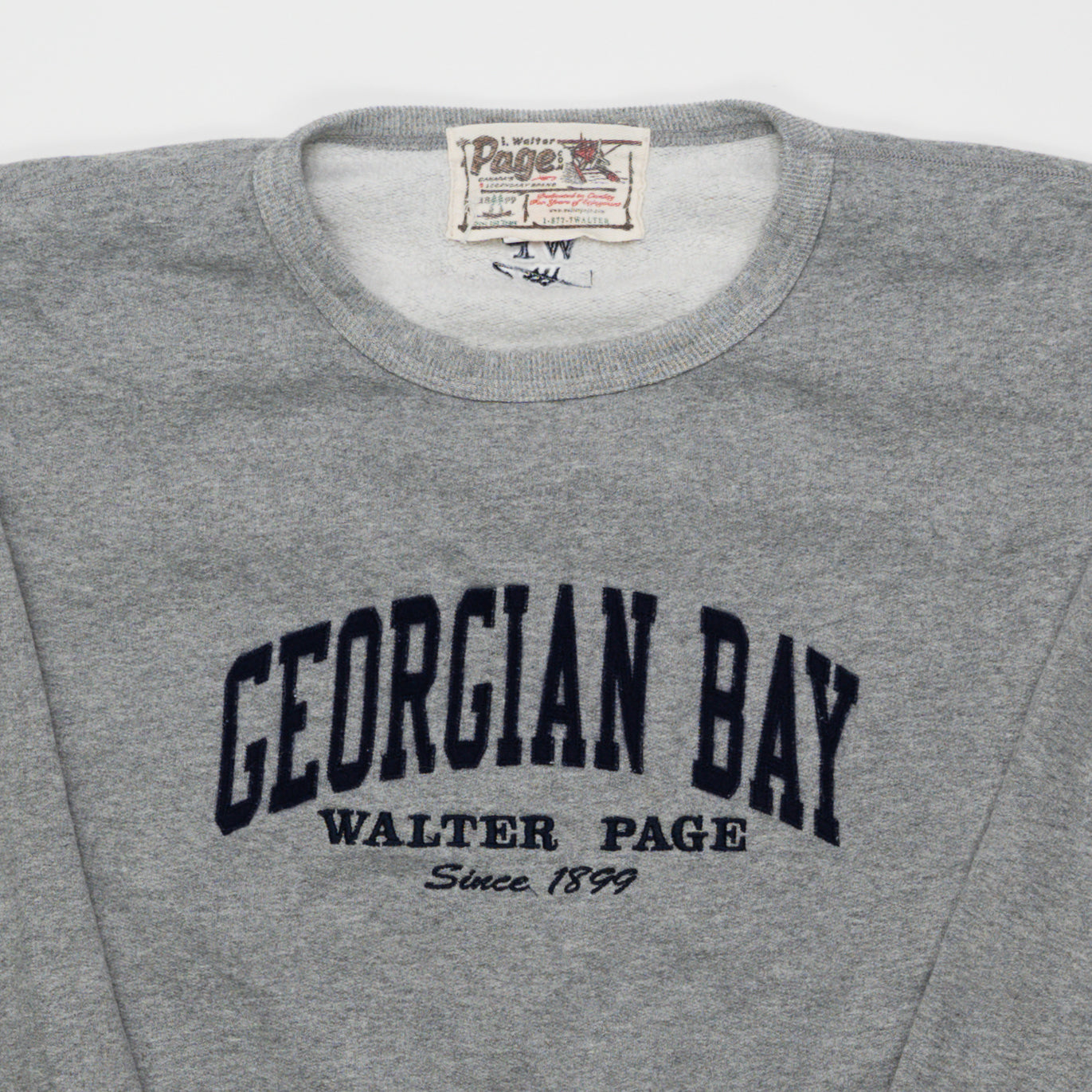 Vintage Grey Walter Page Georgian Bay Crewneck (XL) | Rebalance Vintage.