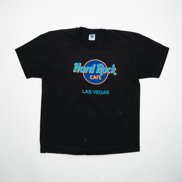 Vintage 90s Black Rugged Hard Rock Cafe Las Vegas Tee (M) | Rebalance Vintage.