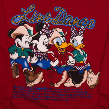 Vintage Disney Line Dance Crewneck (M) | Rebalance Vintage.