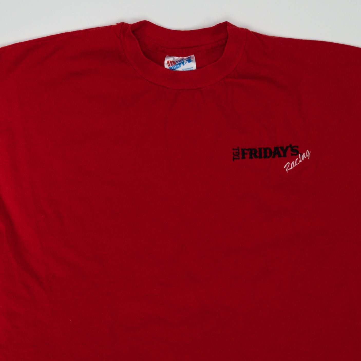 Vintage 90s Red TGIF Racing Tee (M)