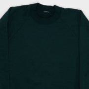 Vintage 80s Green Blank Crewneck (L)