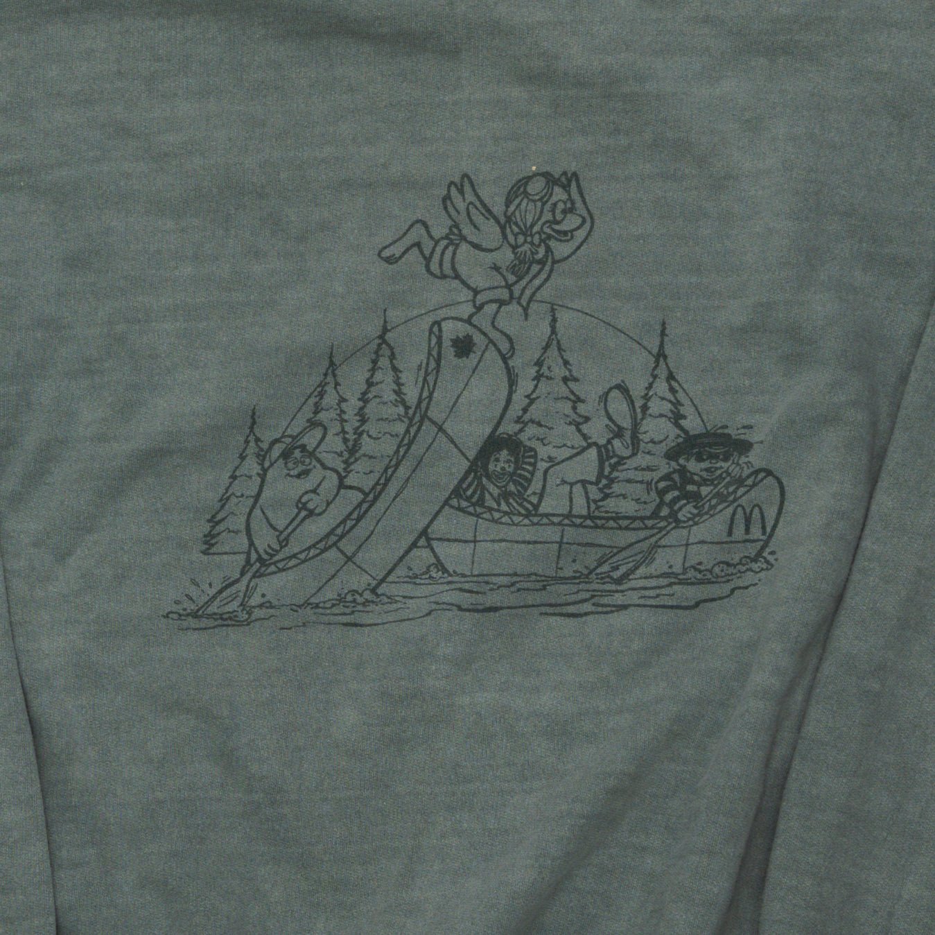 Vintage Rare McDonald's Canoe Trip Crewneck (L) | Rebalance Vintage.