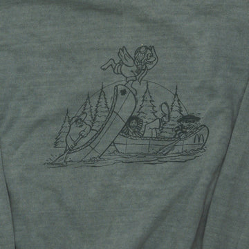 Vintage Rare McDonald's Canoe Trip Crewneck (L) | Rebalance Vintage.