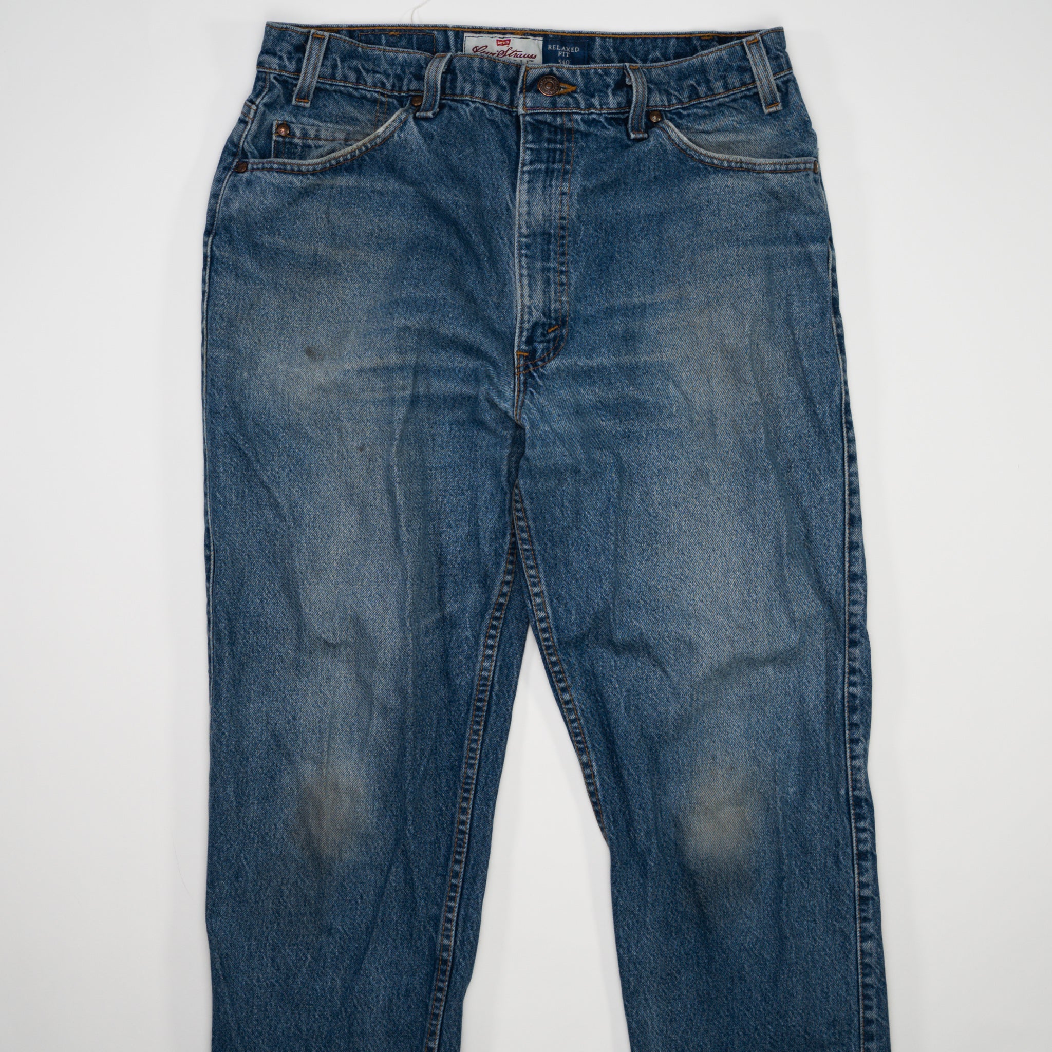 Vintage Blue 70s Levi 540 Jeans (34 x 26)