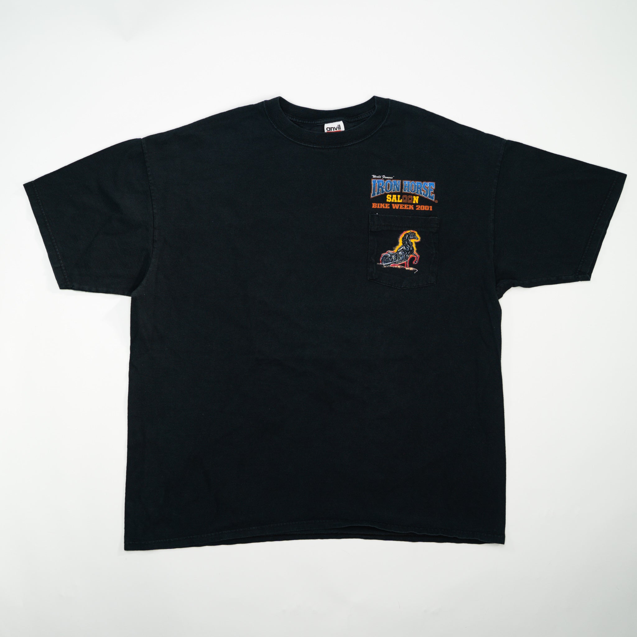 Vintage '01 Iron Horse Saloon Bike Week Tee (XL)