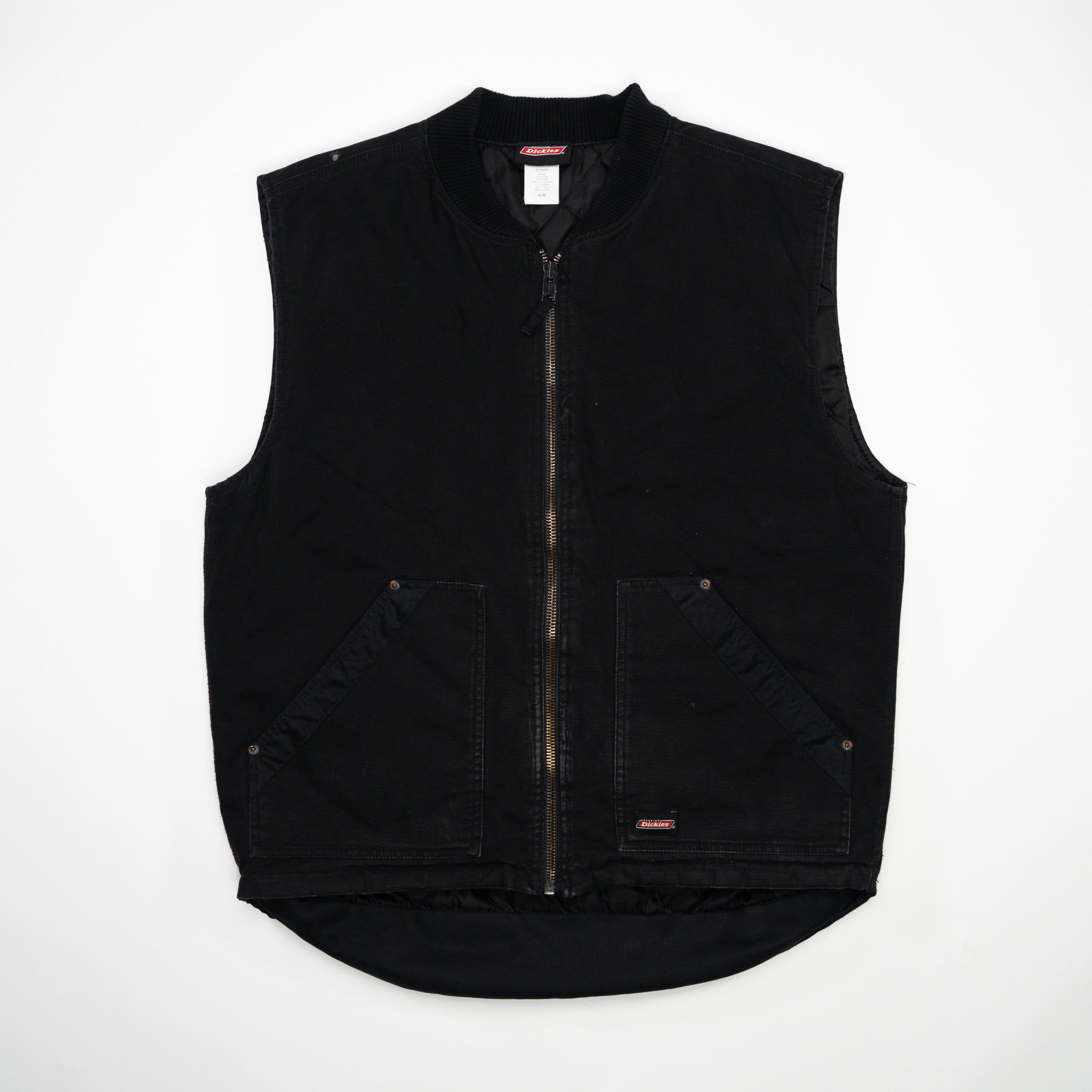 Vintage Black Dickies Workwear Vest (L/XL)