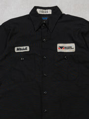 Vintage Black Myers Automotive Group 'Mitchell' Work Shirt (M)