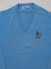 Vintage 80s Baby Blue Lyle + Scott Glen Eagles Knit Sweater (L)