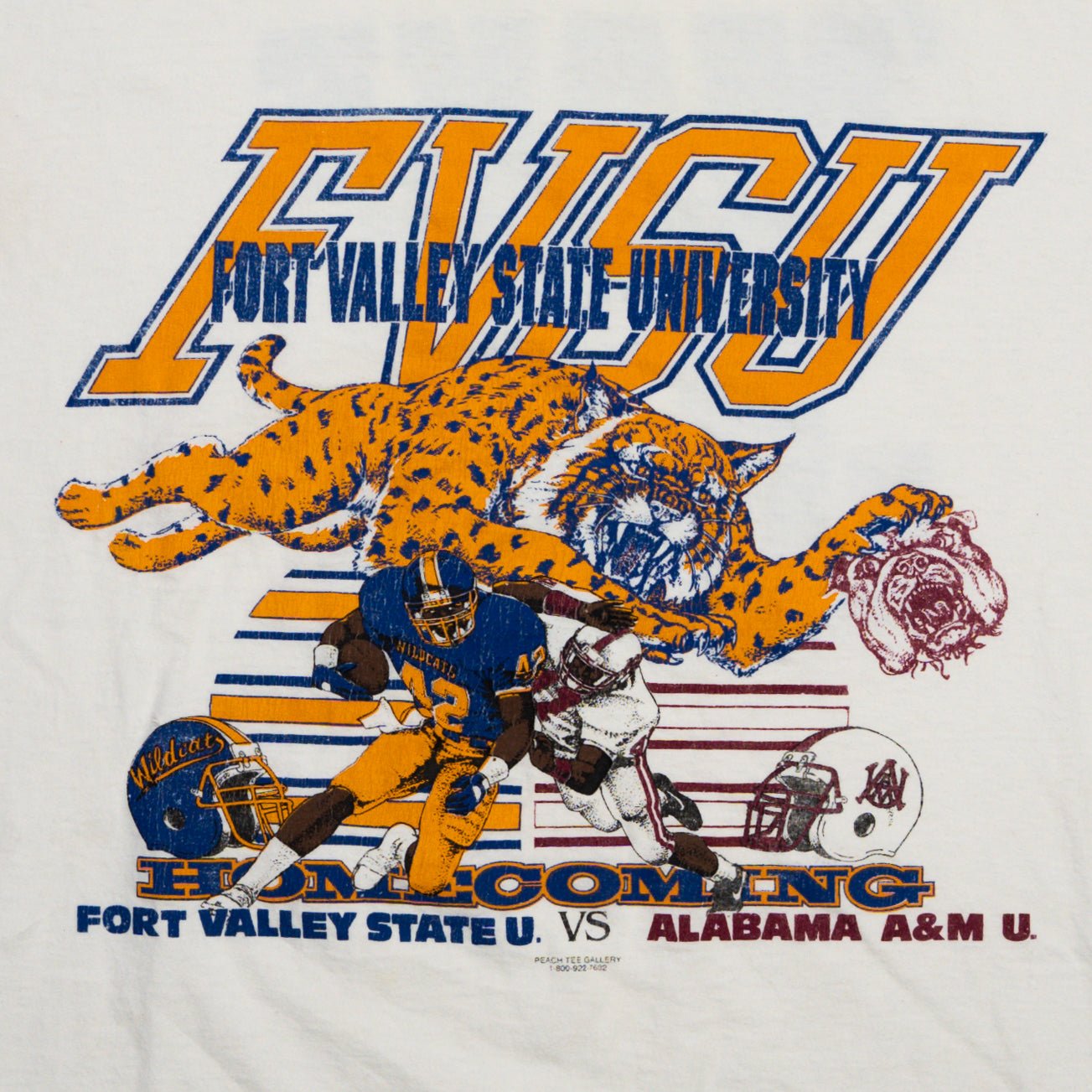 Vintage White 90s FVSU Homecoming Tee (L) | Rebalance Vintage.