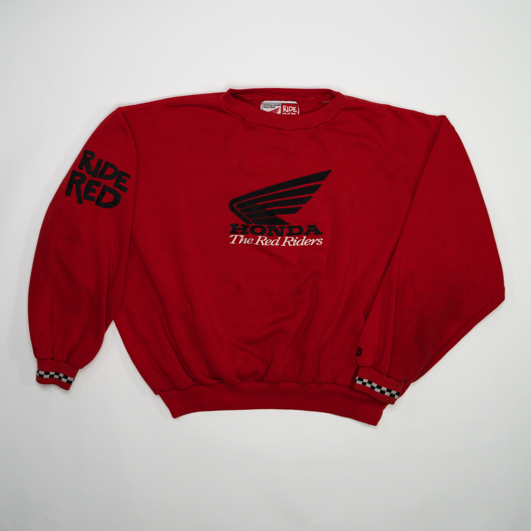 Vintage 80s Honda Red Riders Crewneck (L)