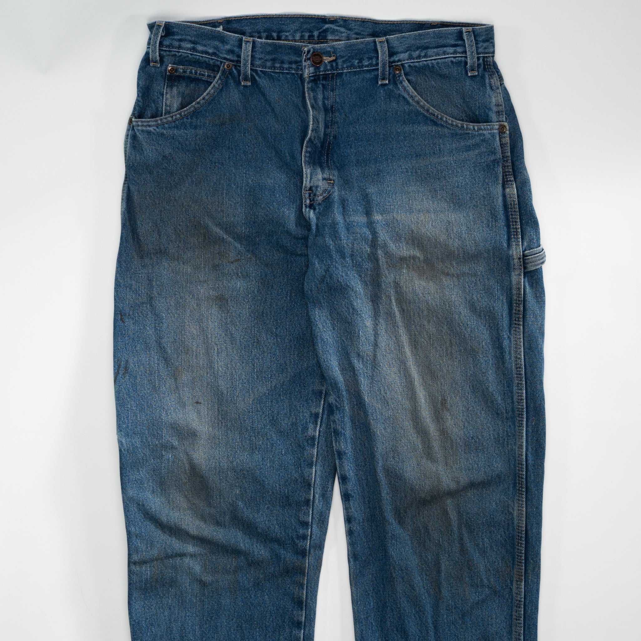 Vintage Faded Blue Dickies Cargo Jeans (34 x 32)