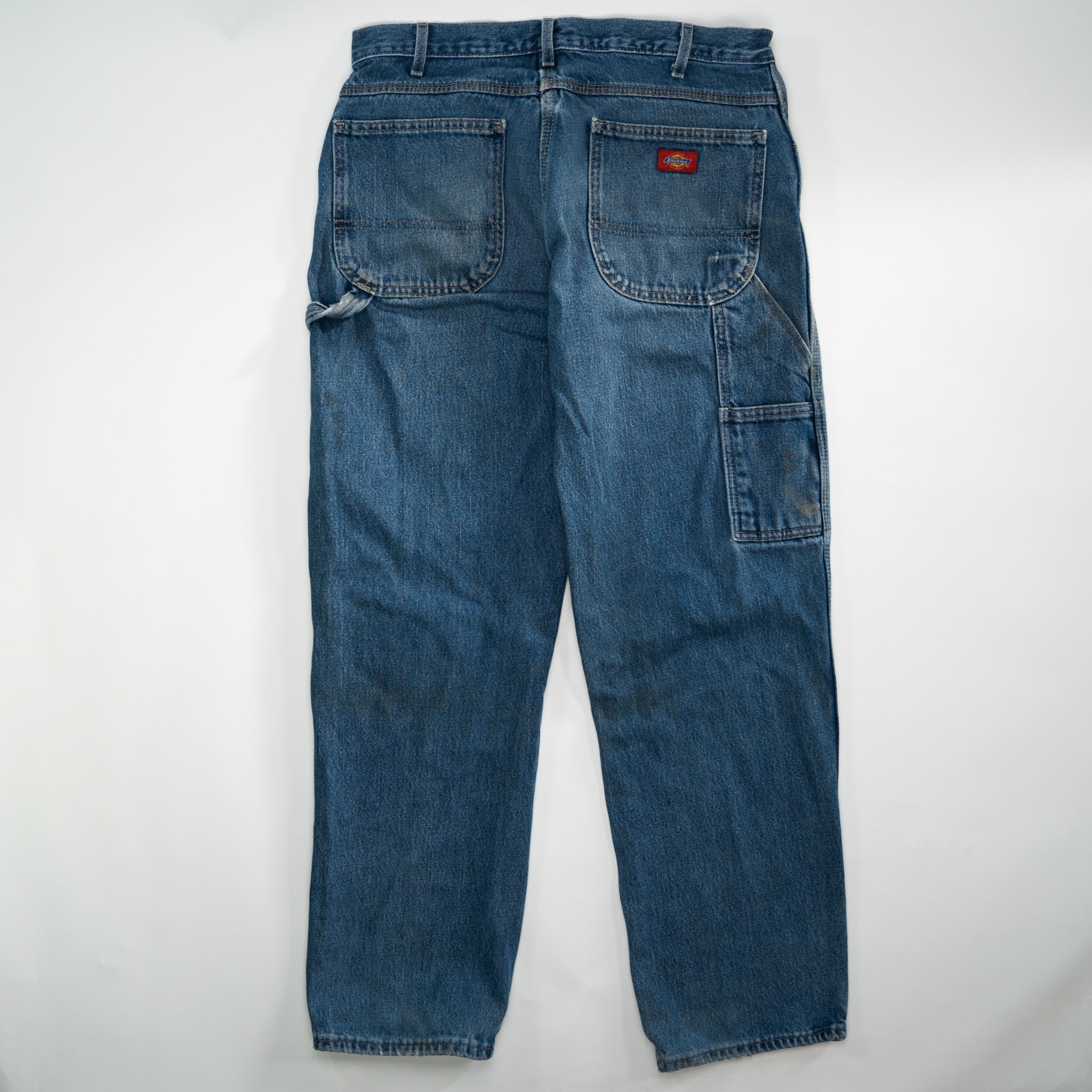Vintage Faded Blue Dickies Cargo Jeans (34 x 32)