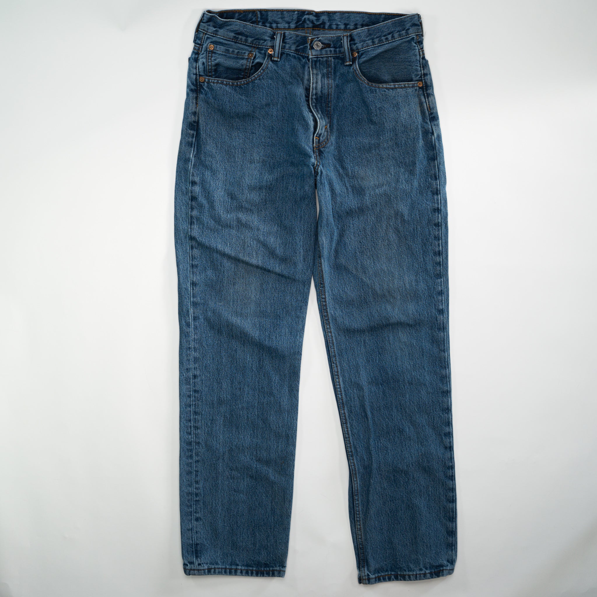 Vintage 90s Blue Levi 516 Jeans (34 x 32)