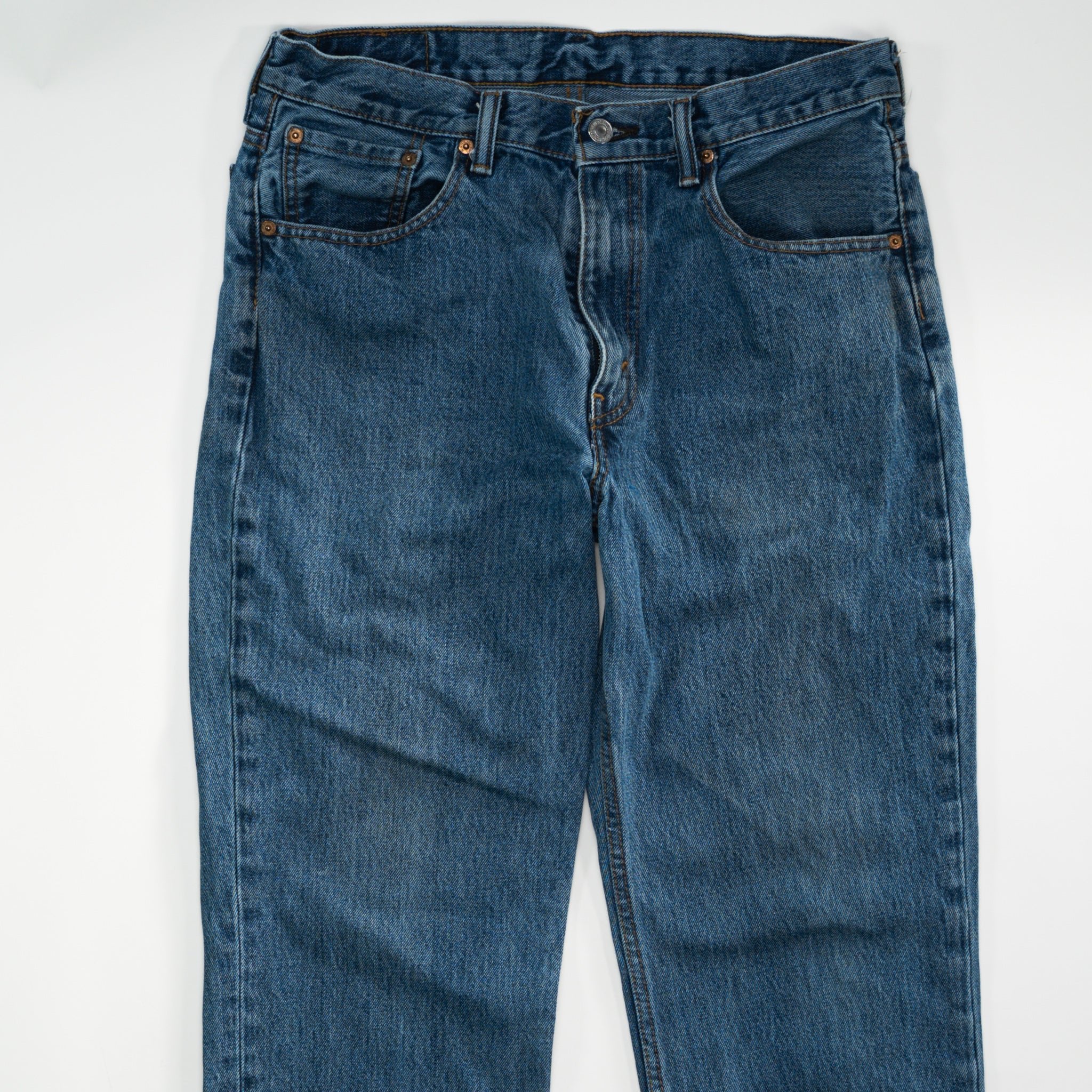 Vintage 90s Blue Levi 516 Jeans (34 x 32)