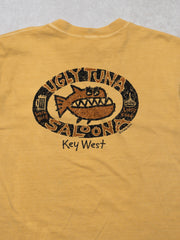 Vintage Yellow Ugly Tuna Saloona Key West Tee (S)