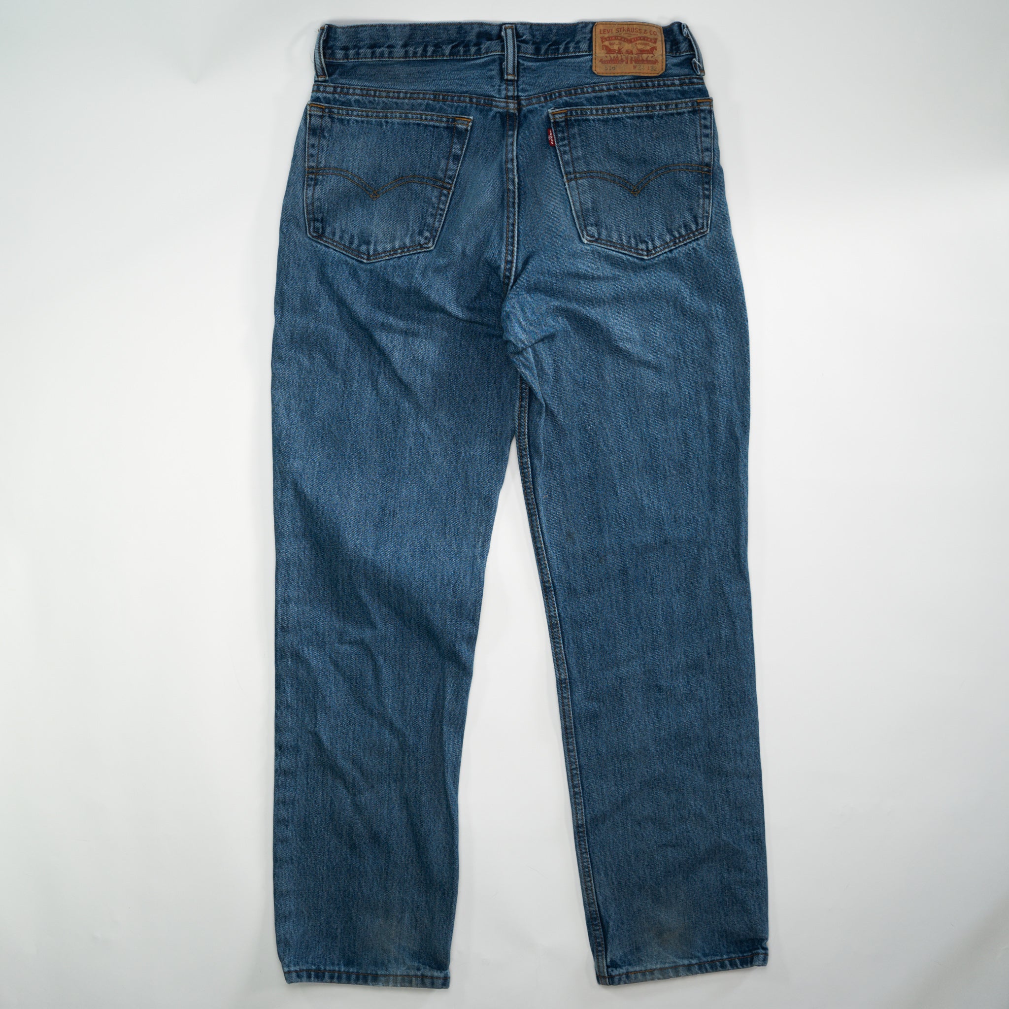 Vintage 90s Blue Levi 516 Jeans (34 x 32)