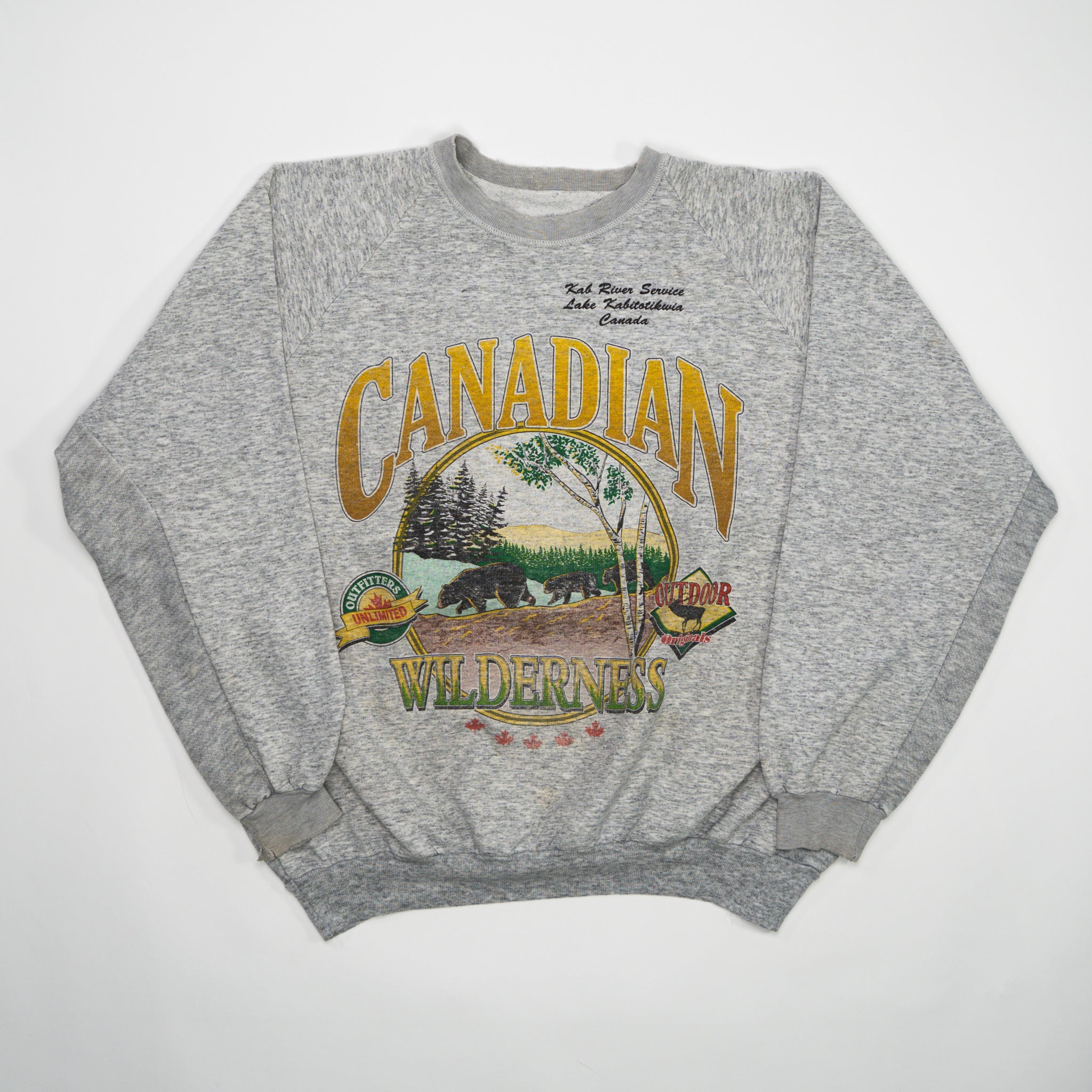 Vintage Grey Kal River Canadian Wildneress Crewneck (L) | Rebalance Vintage.