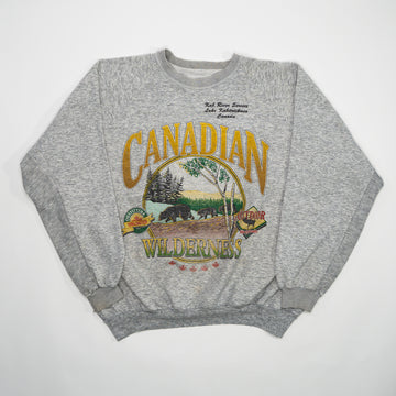 Vintage Grey Kal River Canadian Wildneress Crewneck (L) | Rebalance Vintage.
