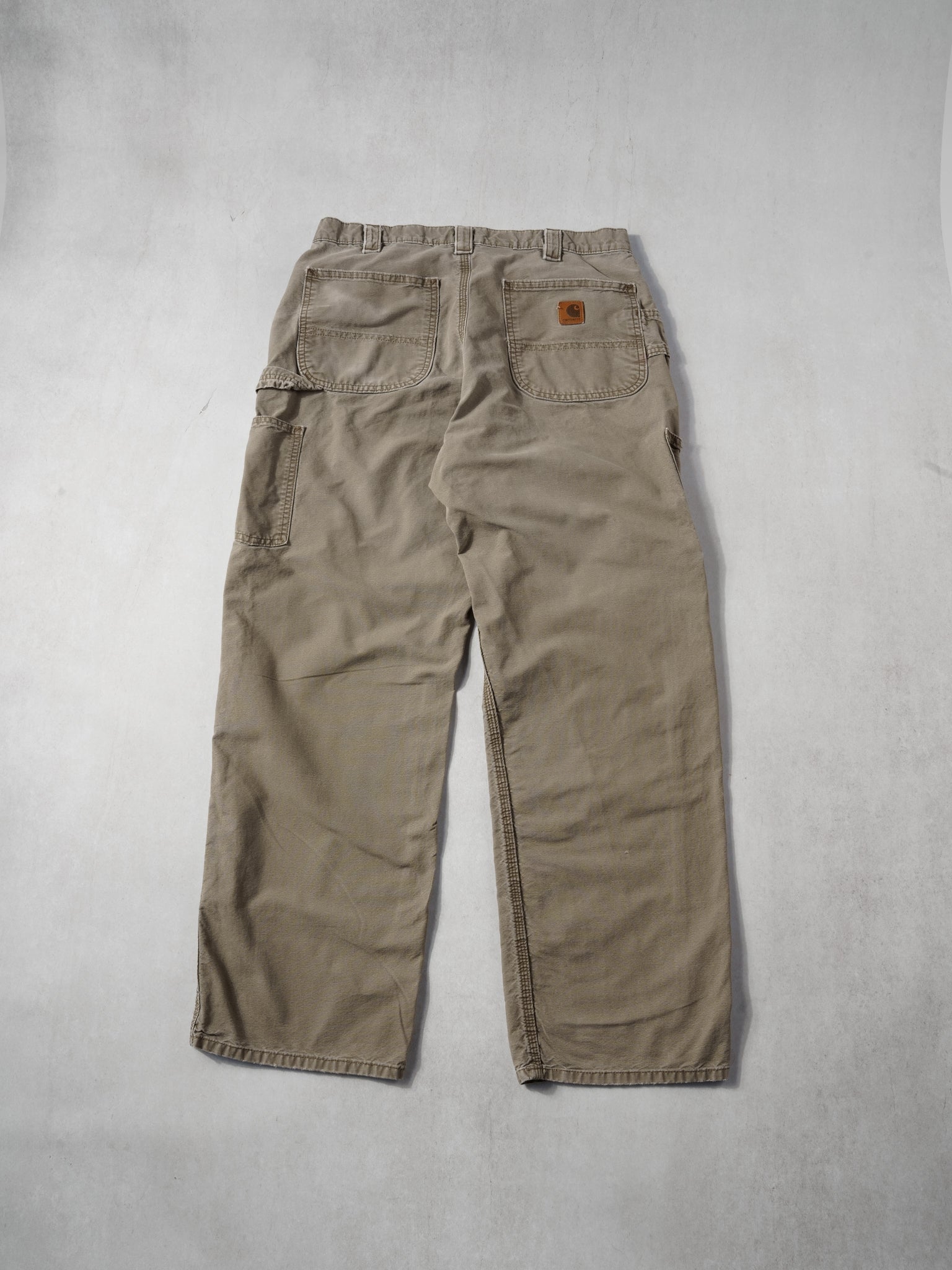 Vintage 90s Washed Brown Carhartt Carpenter Pants (32x29)