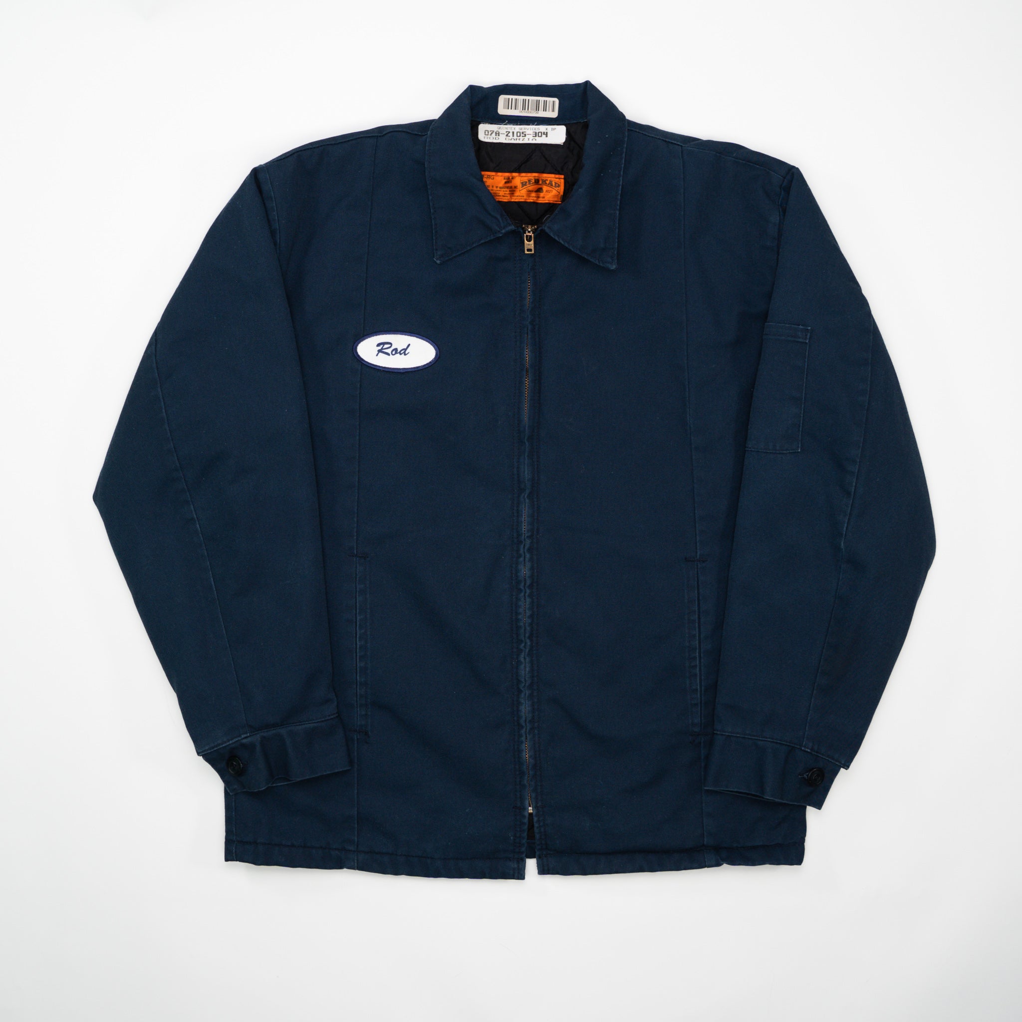 Vintage 60s Blue Red Kap 'Rod' Workwear Jacket (L)