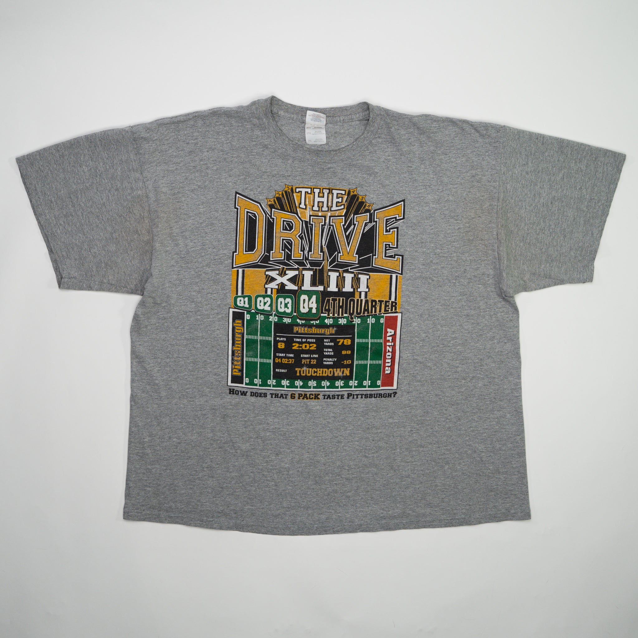 Vintage Grey The Drive Pirates v Arizona Tee (XL)