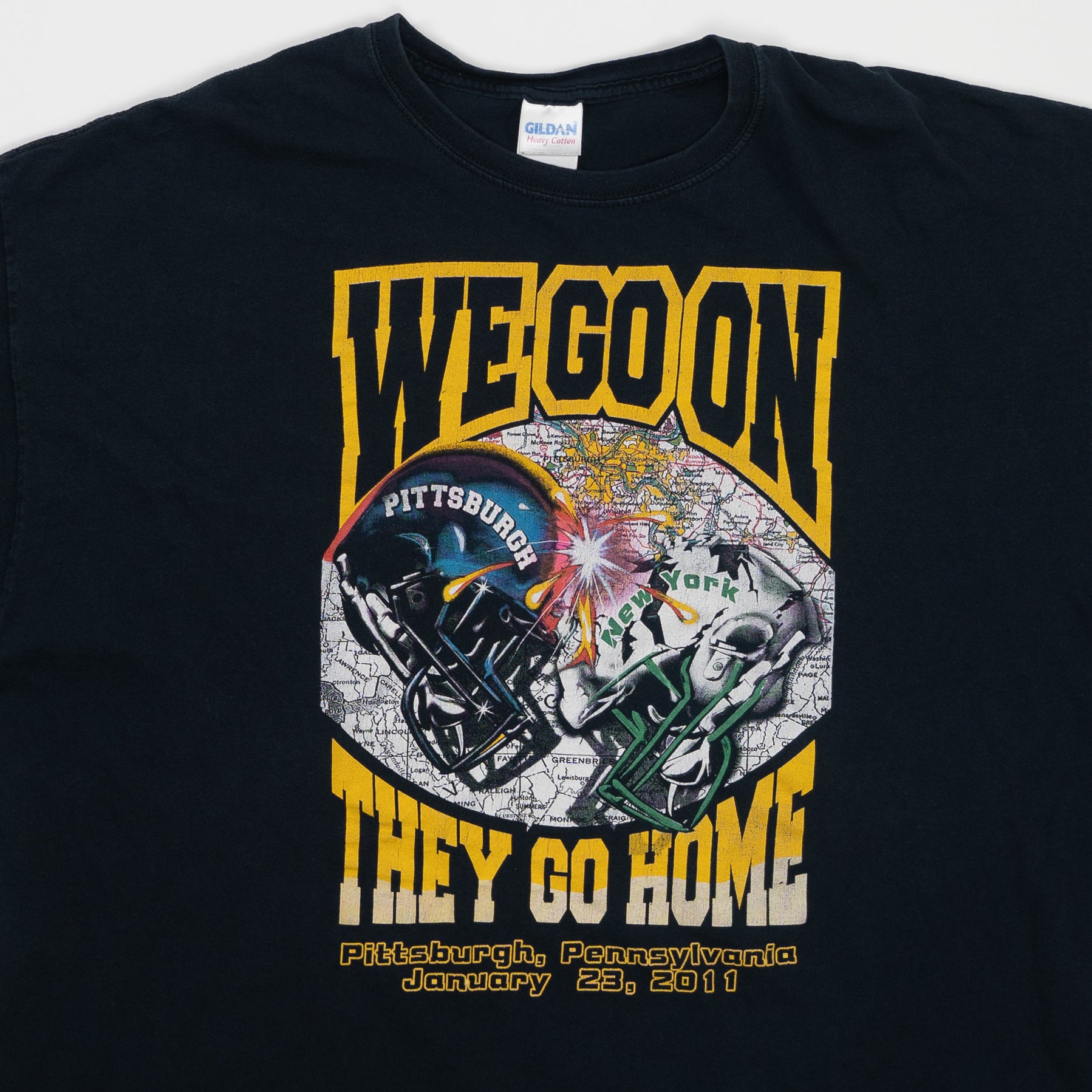 '11 Black We Go On Pittsburgh v. NY Tee