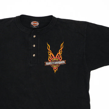 Vintage Black '98 Harley Davidson Montana Tee (M) | Rebalance Vintage.