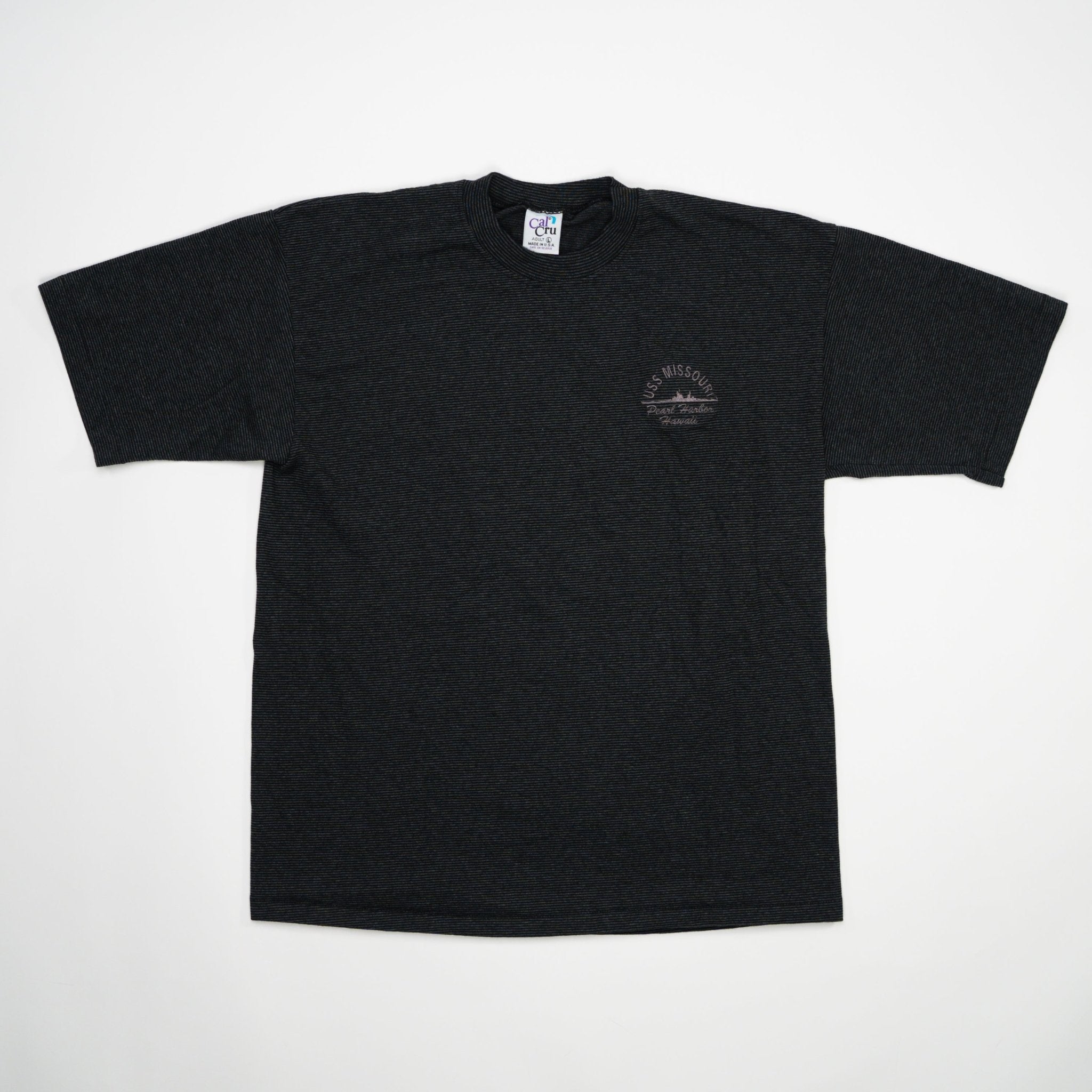 Vintage 80s USS Missouri Pearl Harbour Hawaii Single Stitched Tee (M) | Rebalance Vintage.