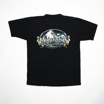 Vintage Black '98 Harley Davidson Montana Tee (M) | Rebalance Vintage.