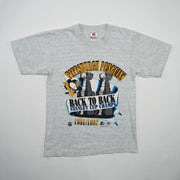 Vintage '91/92 Grey Pittsburgh Penguins Back to Back Tee (S)