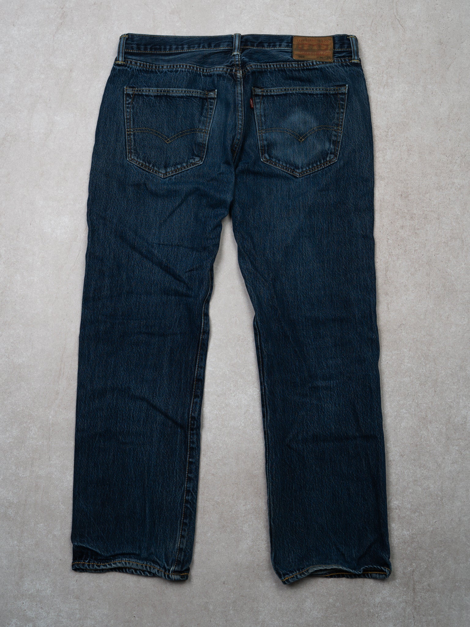 Vintage Dark Blue 501 Levi Jeans (36 x 30)
