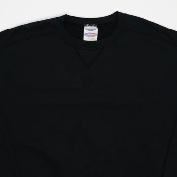 Vintage 90s Black Jerzee Blank Crewneck (L) | Rebalance Vintage.