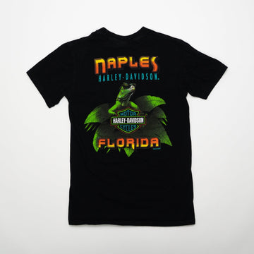 Vintage Harley Davidson Naples Florida Iguana Tee (XS) | Rebalance Vintage.