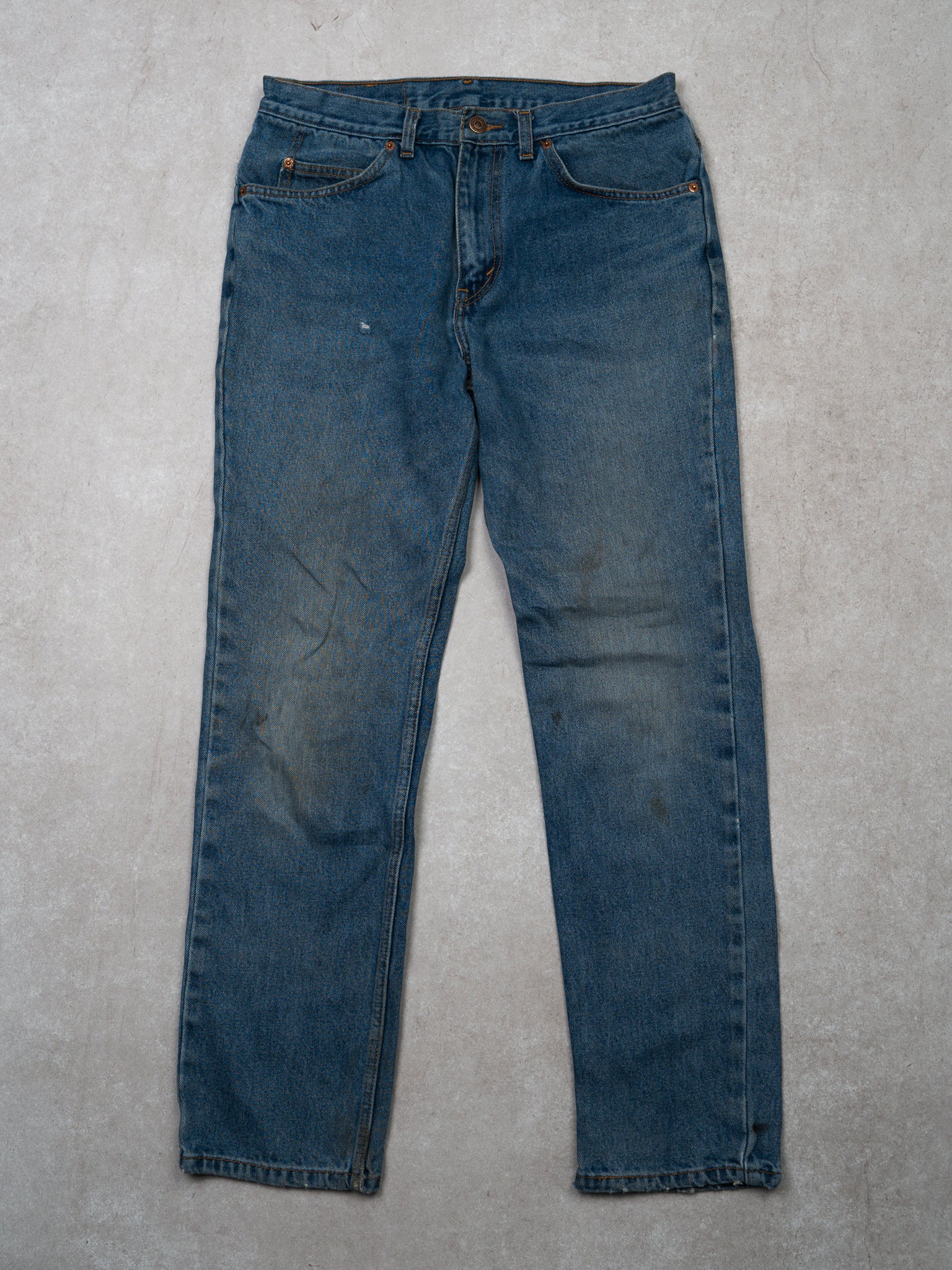 Vintage 70s Rugged Blue Levi Jeans (30 x 30)