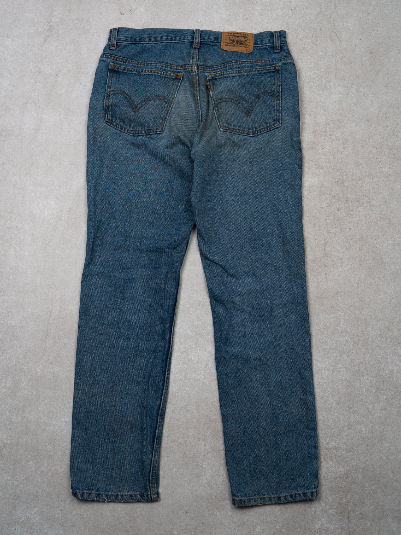 Vintage 70s Rugged Blue Levi Jeans (30 x 30)